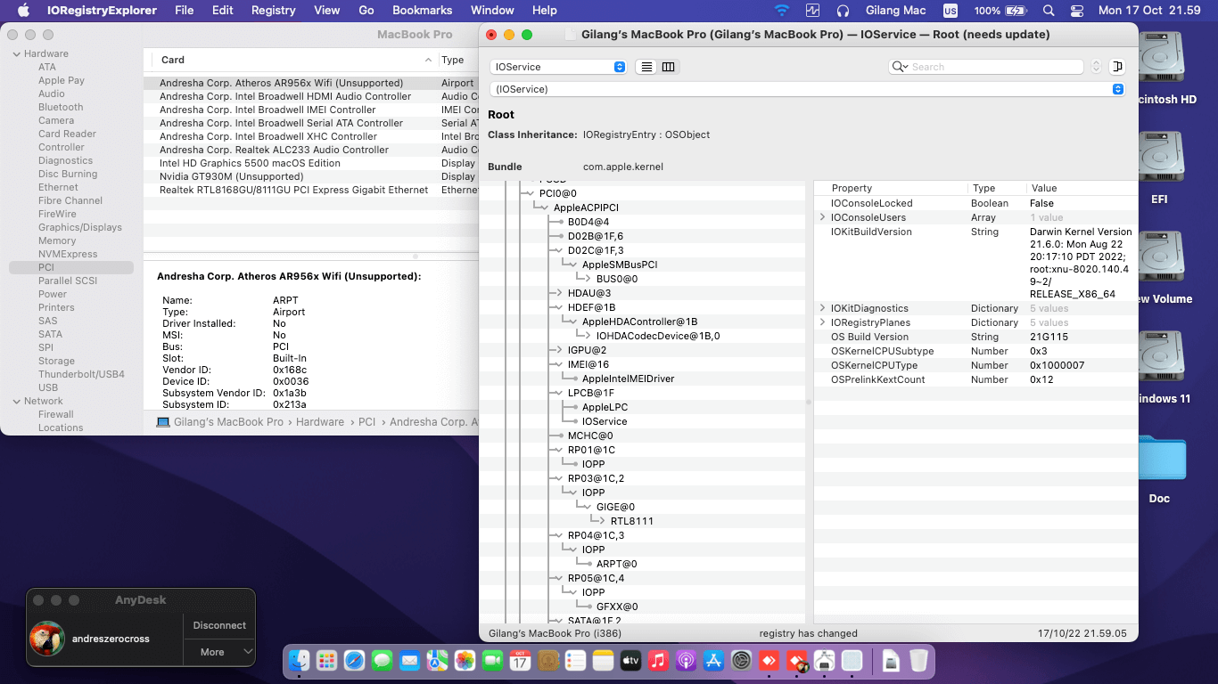 Asus X555LF 0121B5200U [Broadwell   Intel HD 5500 + PS2]   OpenCore 10